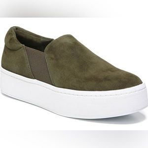 Vince ‘Warren’ Slip-On Platform Suede Sneakers